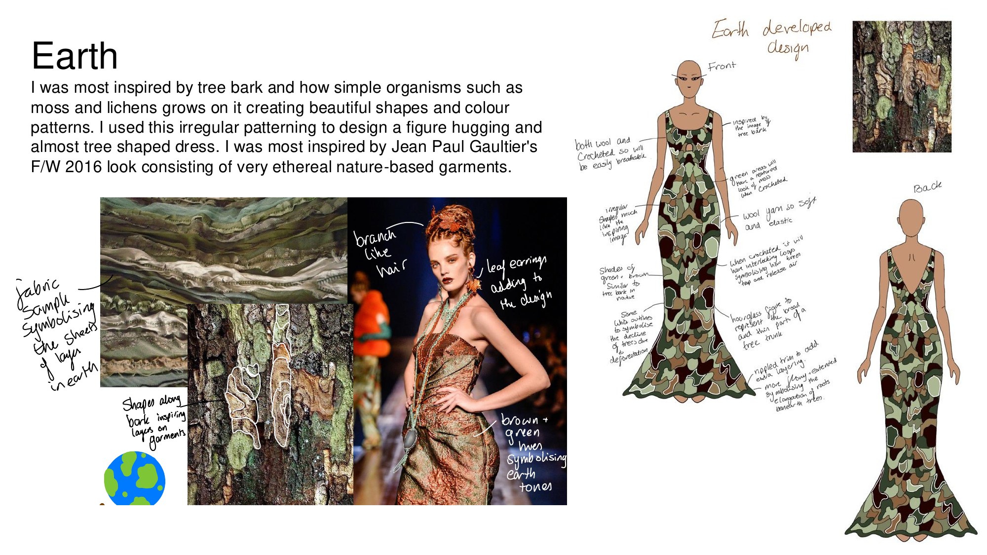 Earth concept design development.